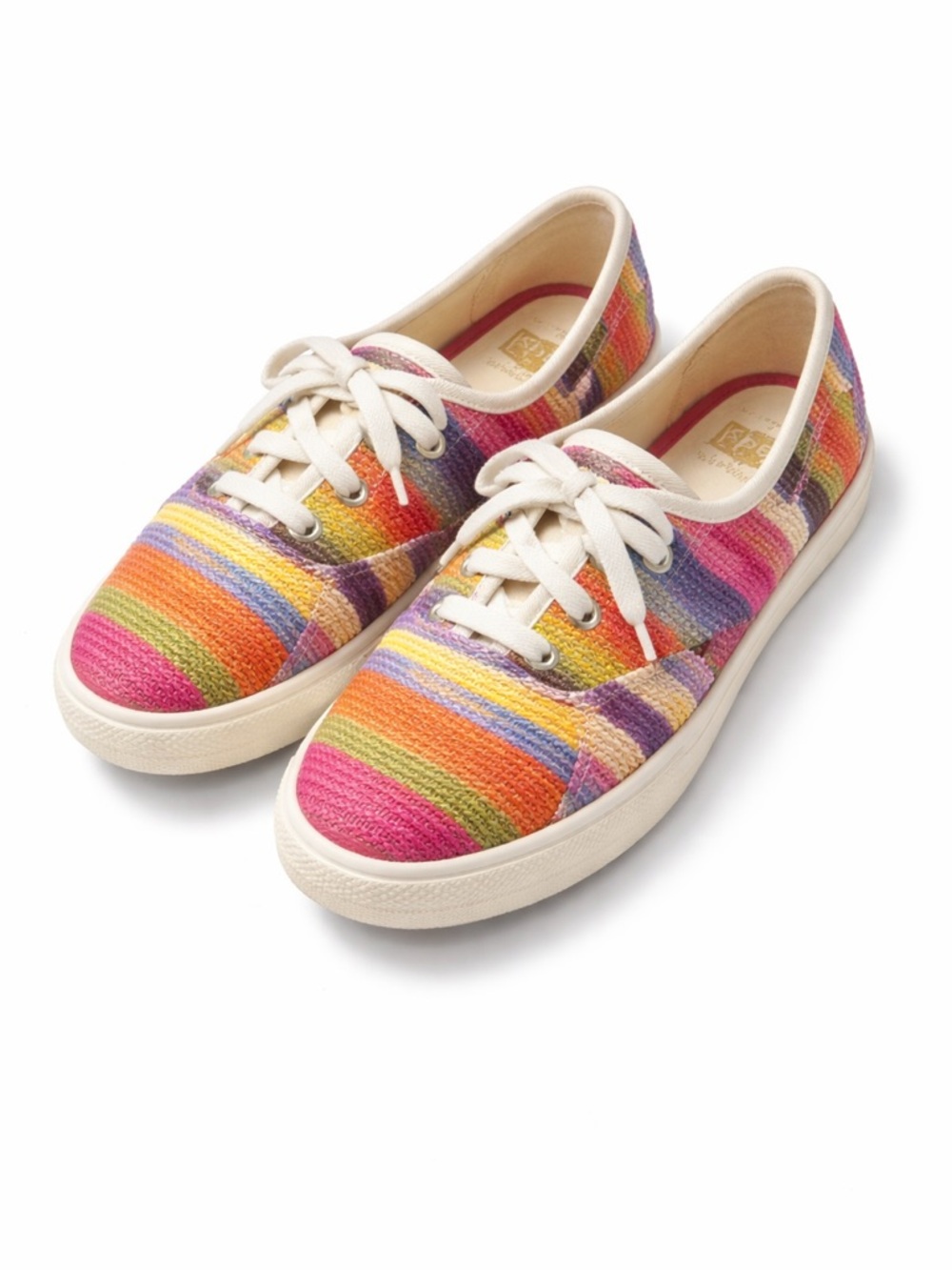 Kate Spade for Keds Rainbow Woven Sneakers – Size 5